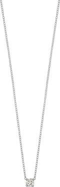 Bony Levy 14K Gold Diamond Solitaire Pendant Necklace - 0.07 ctw