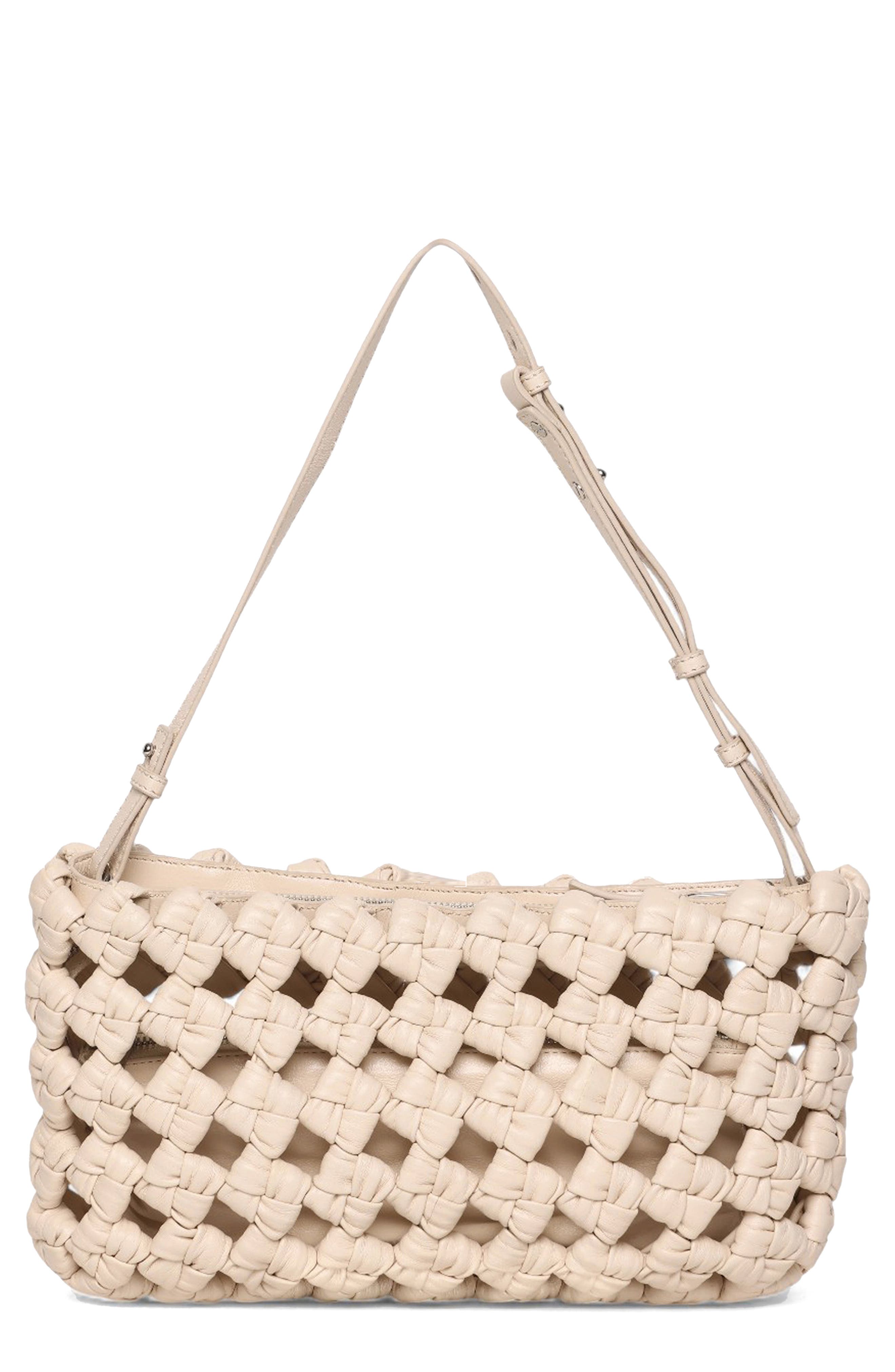 Walter Baker Ash Leather Convertible Clutch