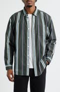 BP. Stripe Cotton Button-Down Shirt