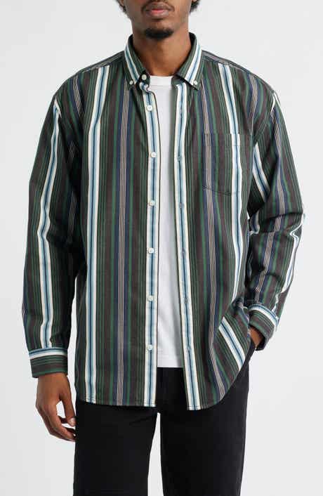 BP. Stripe Cotton Button-Down Shirt