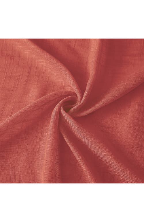 Dainty Home Set Of 2 Sheer Curtain Panels In Pink