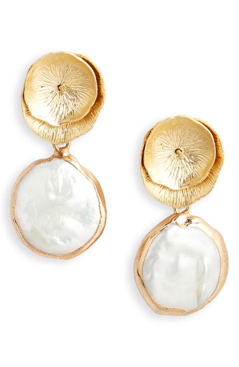Reese Freshwater Pearl Drop Earrings