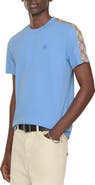 Burberry Check Trim Cotton T-shirt