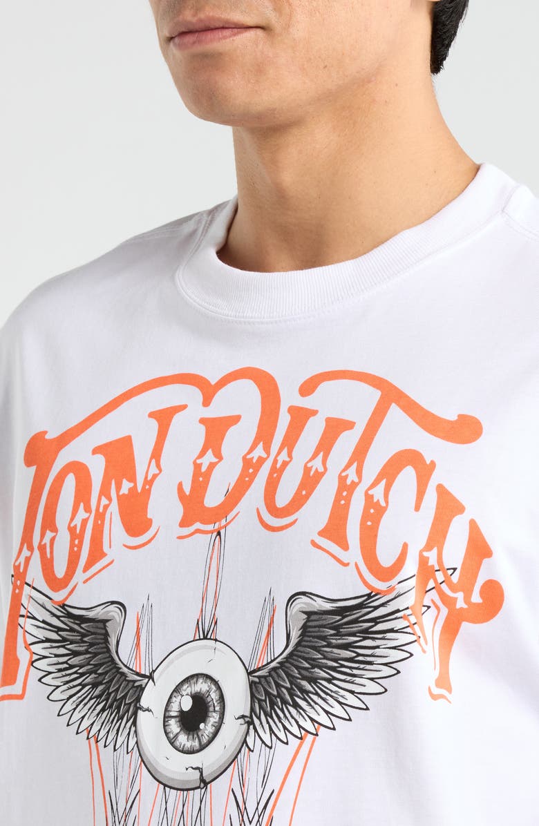 Von Dutch Graphic T-Shirt, Alternate, color, Bright White