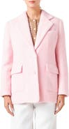 Endless Rose Textured Single Breasted Blazer