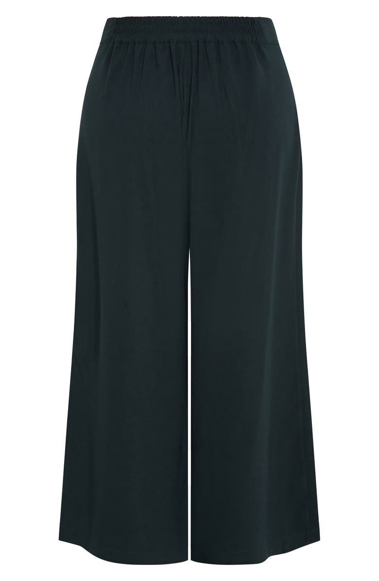 City Chic Bailey Pleated Wide Leg Pants, Alternate, color, Teal