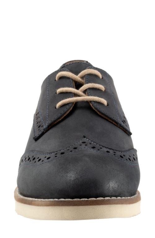 Softwalk ® Willet Wingtip Derby In Blue