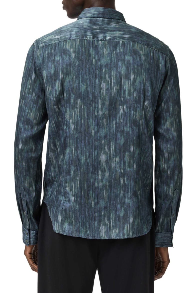 Ross Slim Fit Button-Up Shirt, Alternate, color, NAVY