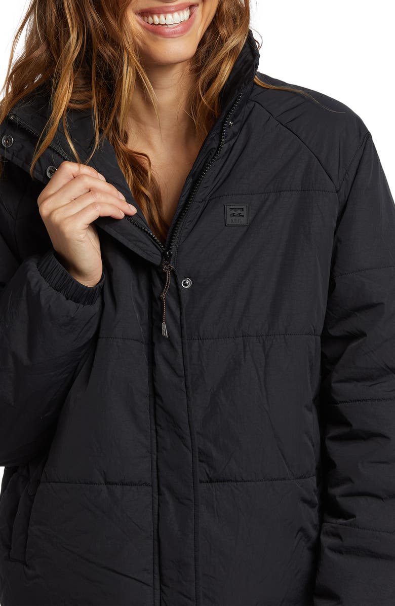 Billabong High Route Waterproof Puffer Jacket, Alternate, color, 