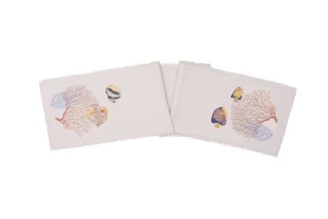 Reef Coral Table Runner 14" x 72"