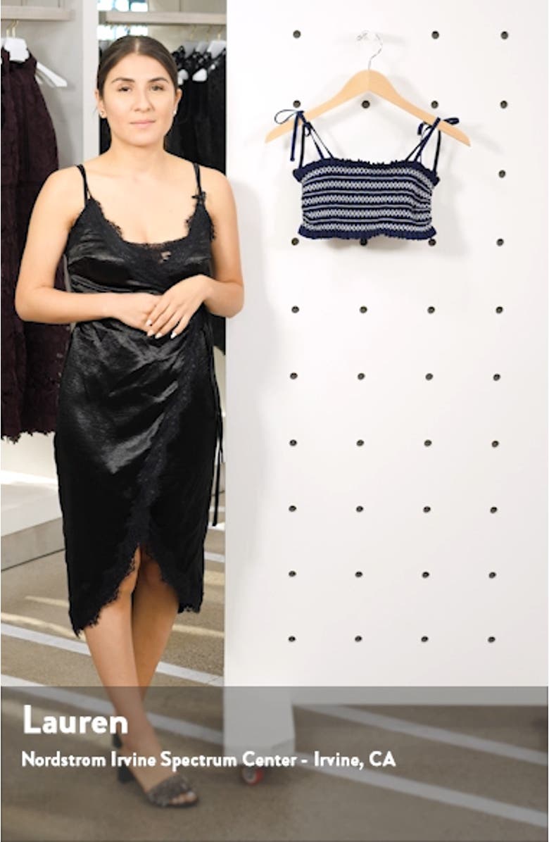 Costa Embroidered Bandeau Bikini Top, sales video thumbnail