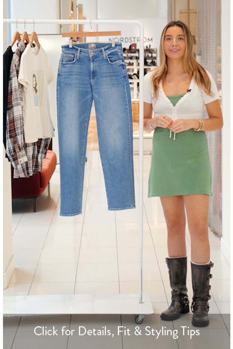 The Spin Off Skimp Straight Leg Jeans video