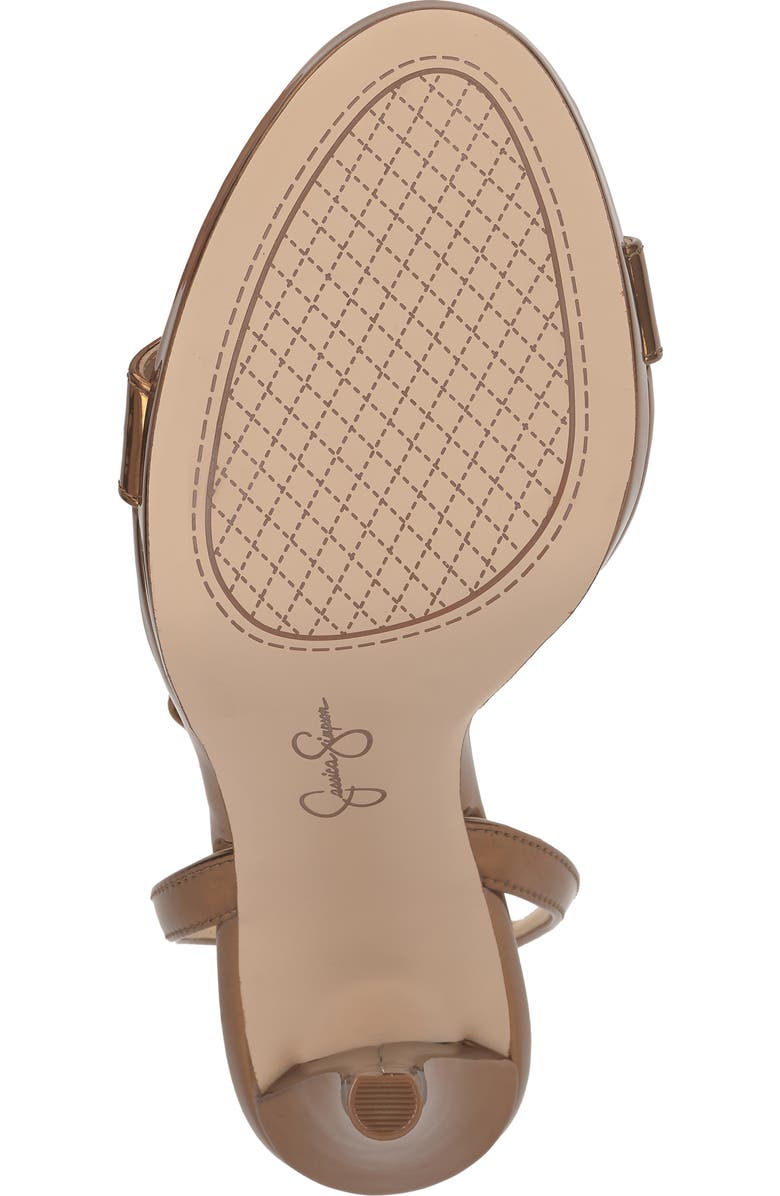 Jessica Simpson Divra Ankle Strap Stiletto Sandal, Alternate, color, Bronze