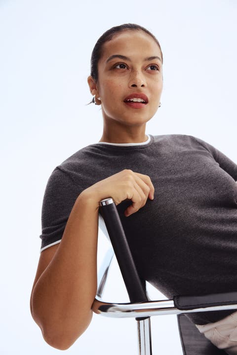 Fine-knit Top