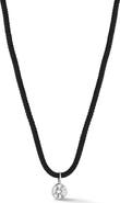 SPHERA MILANO Solitaire Pendant Cord Necklace