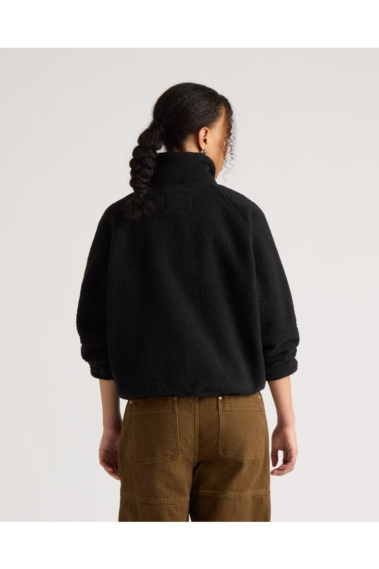 Becassine Fleece Pullover, Alternate, color, BLACK