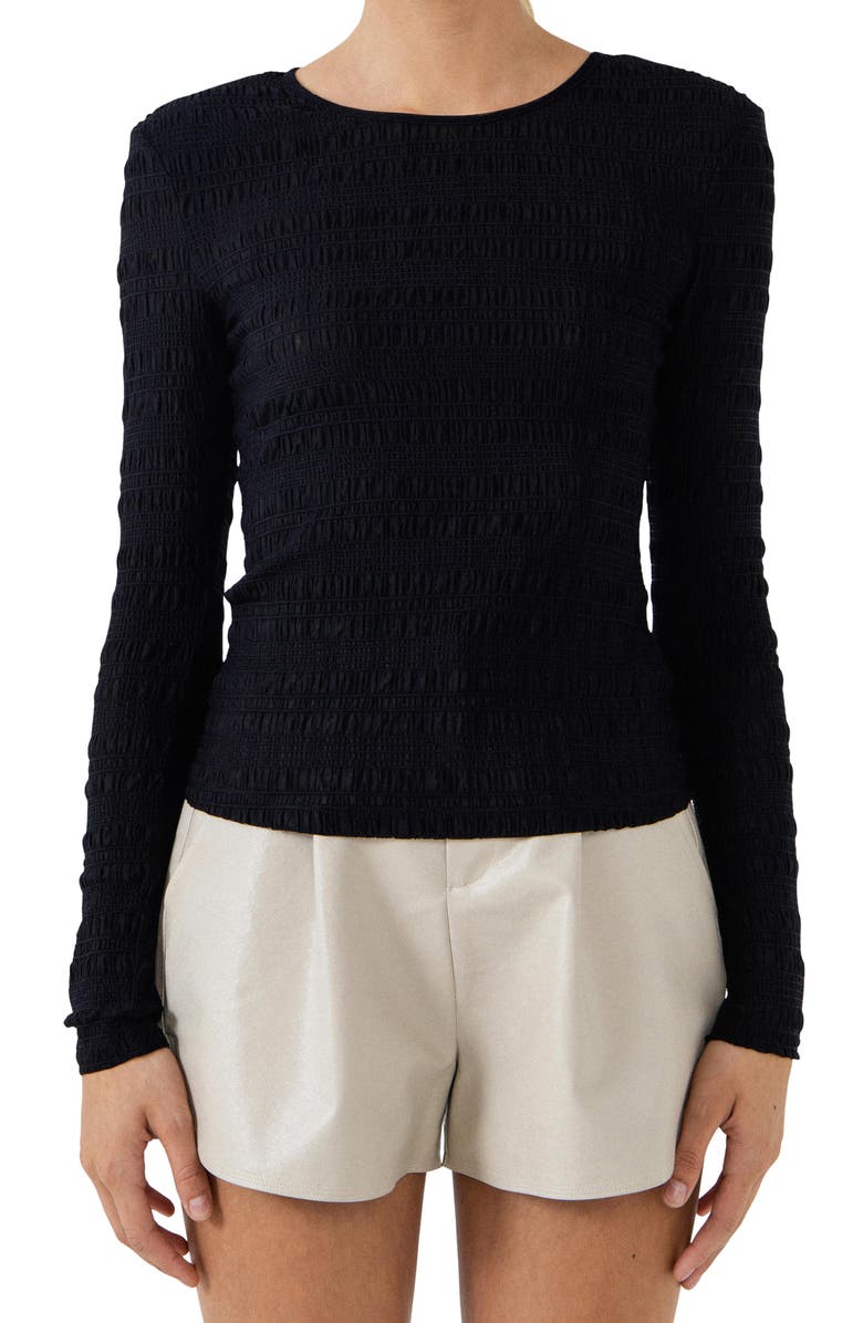 Endless Rose Smock Long Sleeve Top, Alternate, color, 