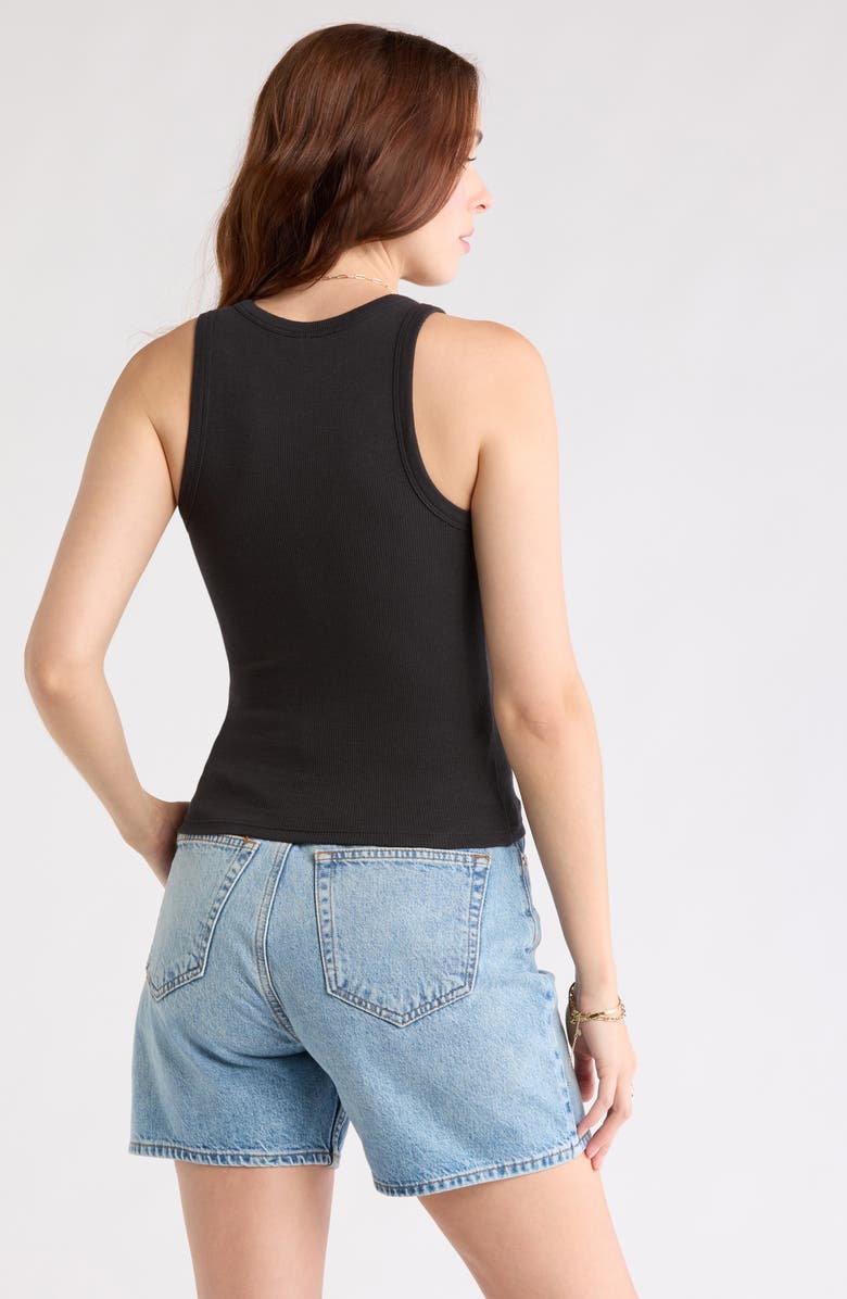 Abound Rib Tank, Alternate, color, Black Night