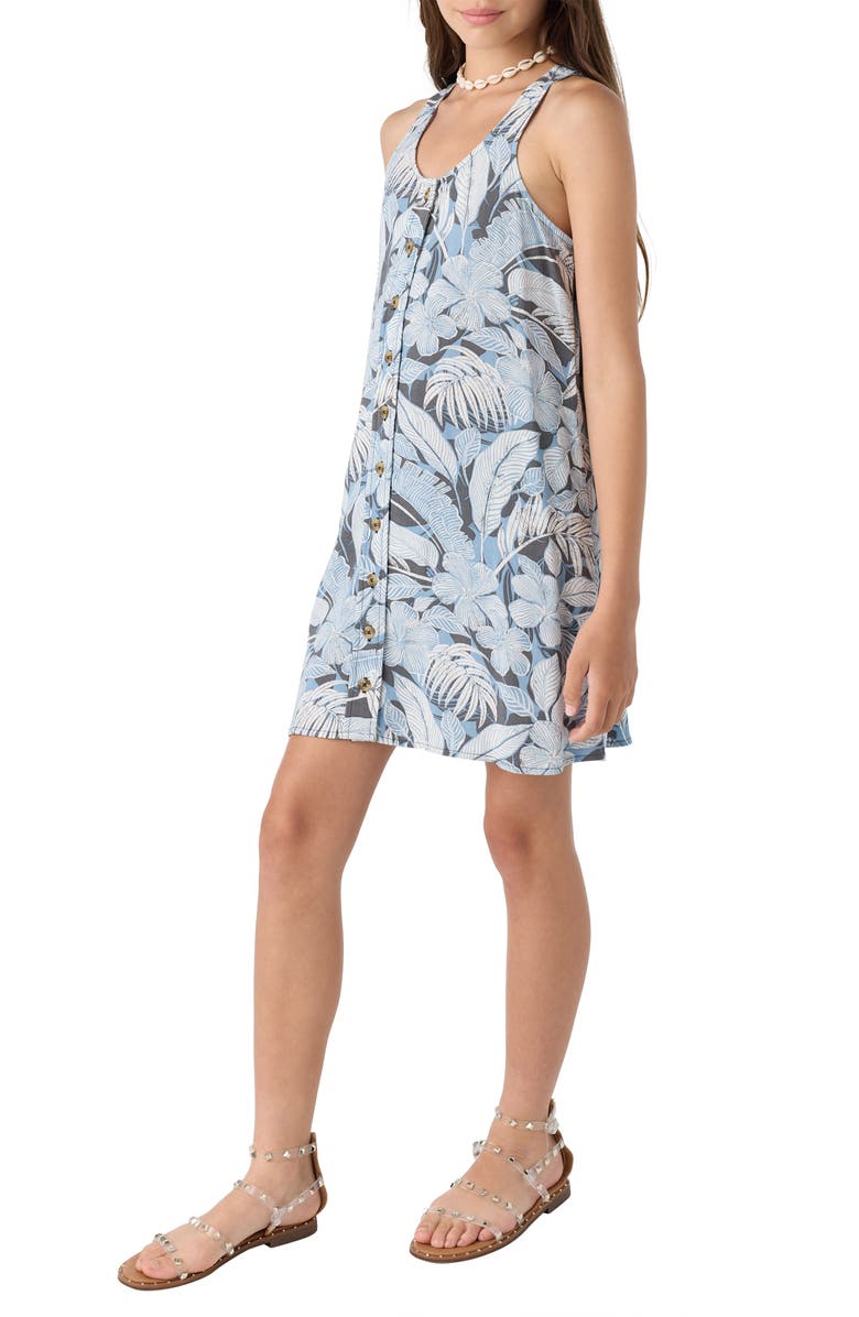 O'Neill Kids' Hazen Button-Up Sundress, Alternate, color, 