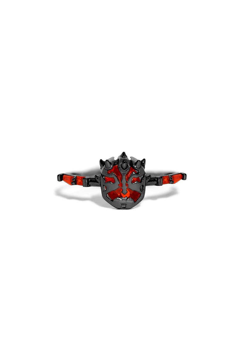 Star Wars Darth Maul Cubic Zirconia Ring, Main, color, GUNMETAL