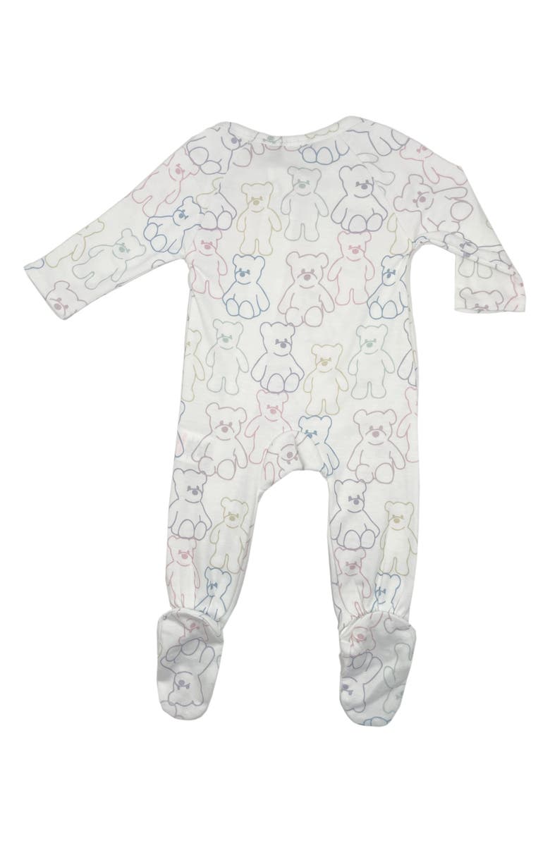 Toby Bear Friends Zip Footie, Headband & Rattle Set, Alternate, color,