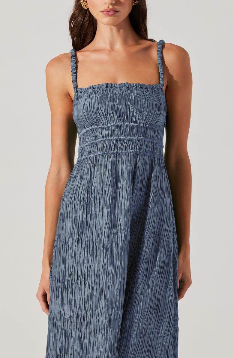 ASTR the Label Neelam Shirred Maxi Dress, Alternate, color,