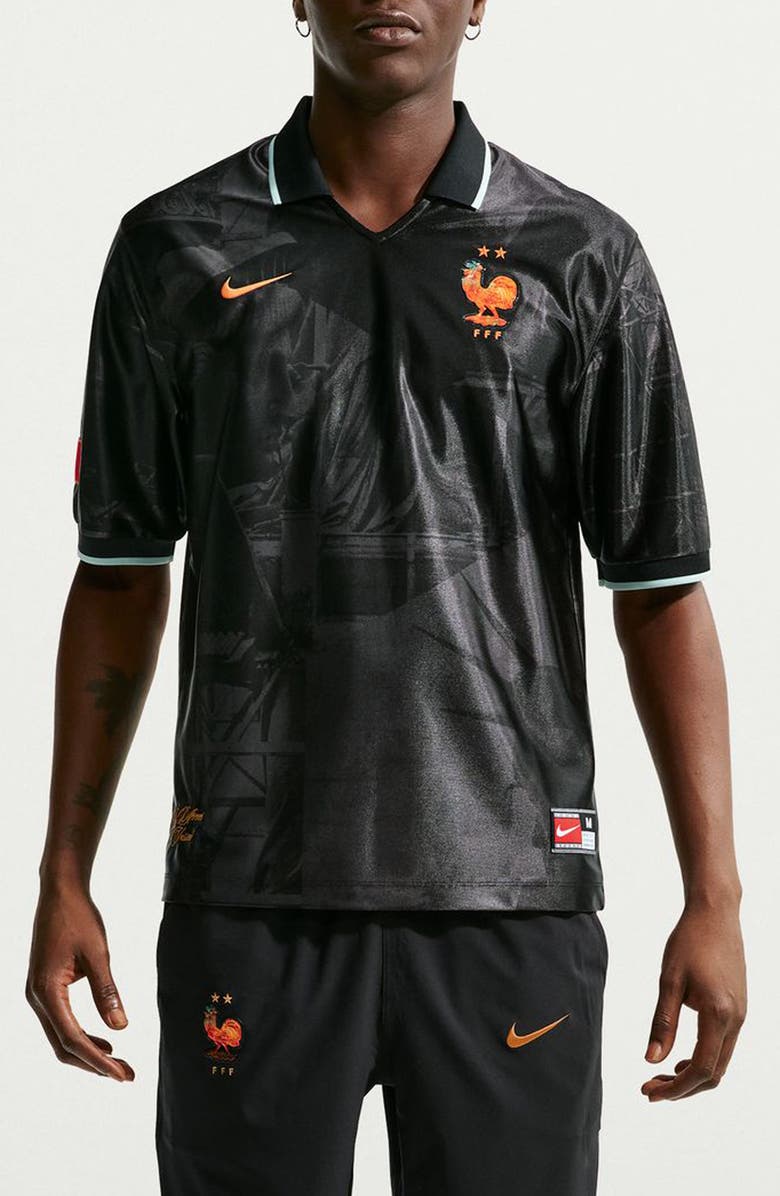 Nike FFF Dri-FIT<sup>®</sup> Energy Graphic Performance Top, Main, color, Anthracite/ Igloo