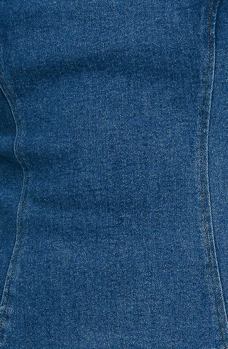 FLYING TOMATO Washed Denim Tank, Alternate, color, Medium Indigo