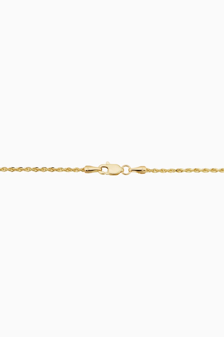 14K Gold Roman Rope Anklet, Alternate, color, Yellow Gold