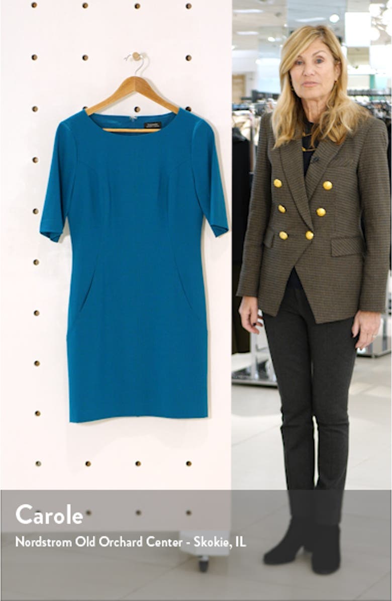 Crepe Sheath Dress, sales video thumbnail