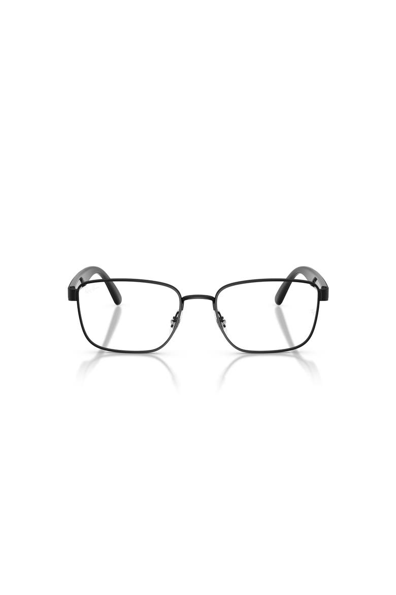 54mm Rectangle optical glasses, Alternate, color, Black