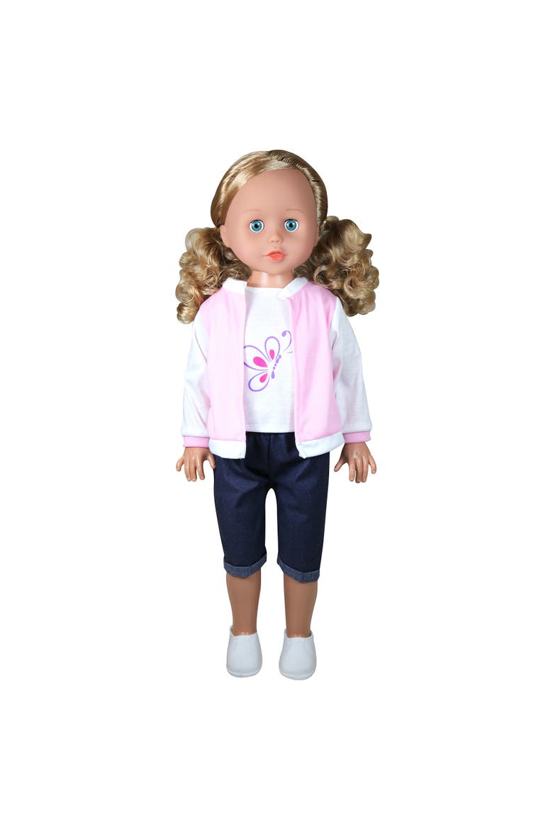 27.5" Walking Doll W/ Two Outfits & Accessories, Alternate, color, Multicolored