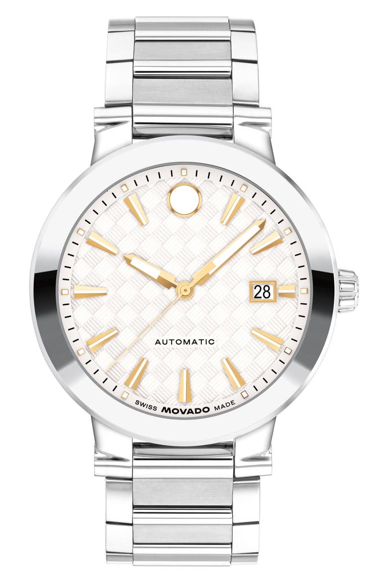 Vizio Bracelet Watch, 41mm, Main, color, WHITE