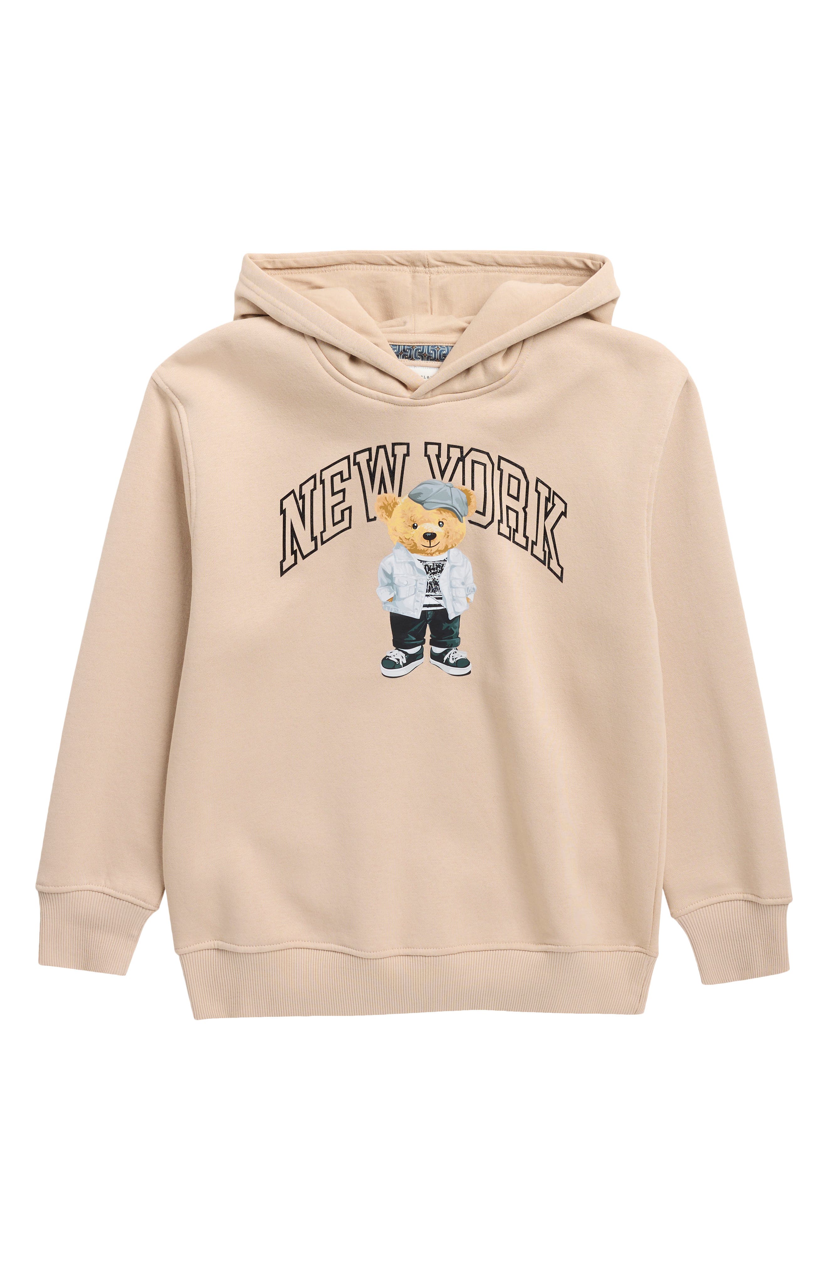 Kids' New York Bear Graphic Hoodie