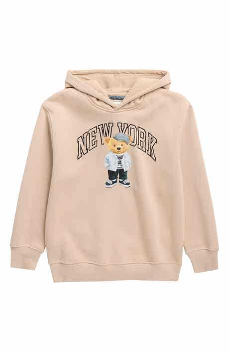 Kids' New York Bear Graphic Hoodie