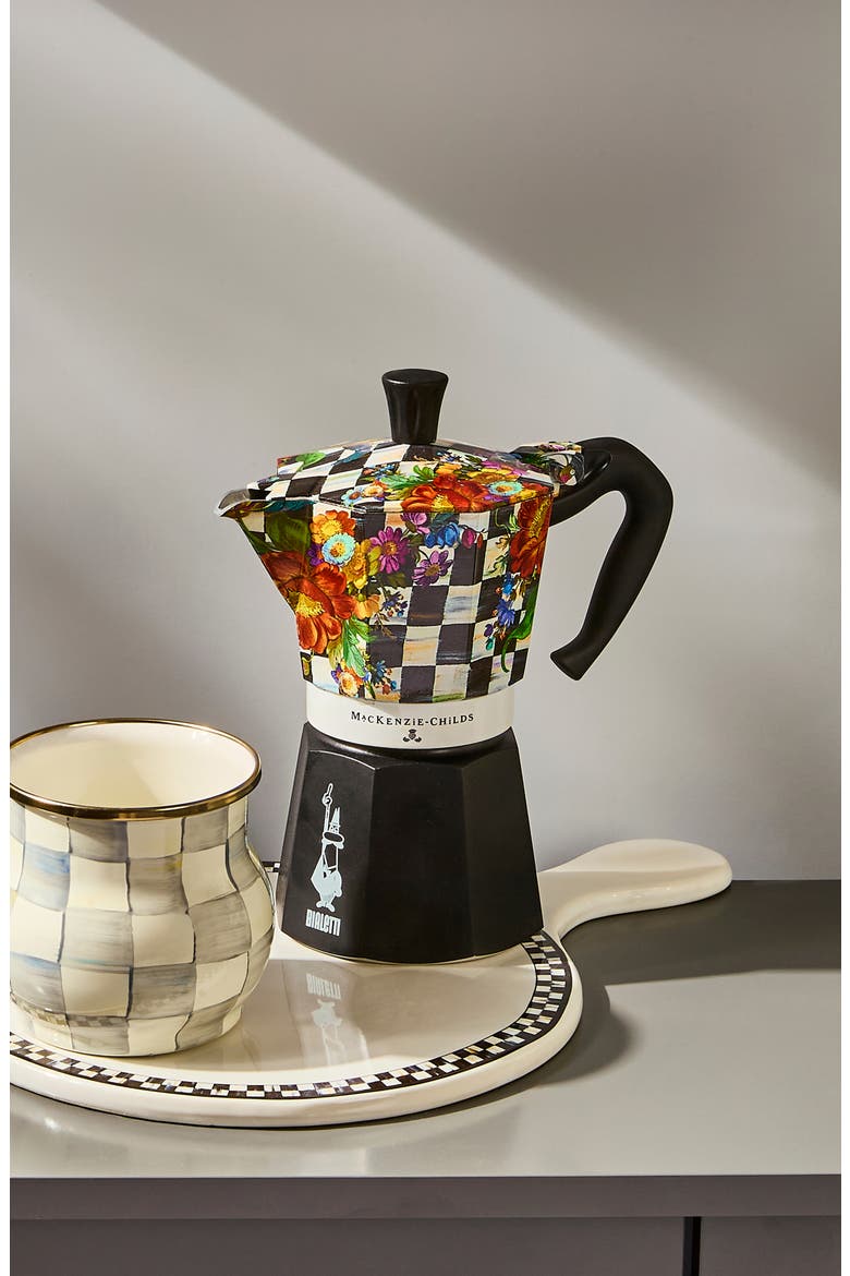 Courtly Flower Market 6-Cup Moka Pot, Alternate, color, COURTLY