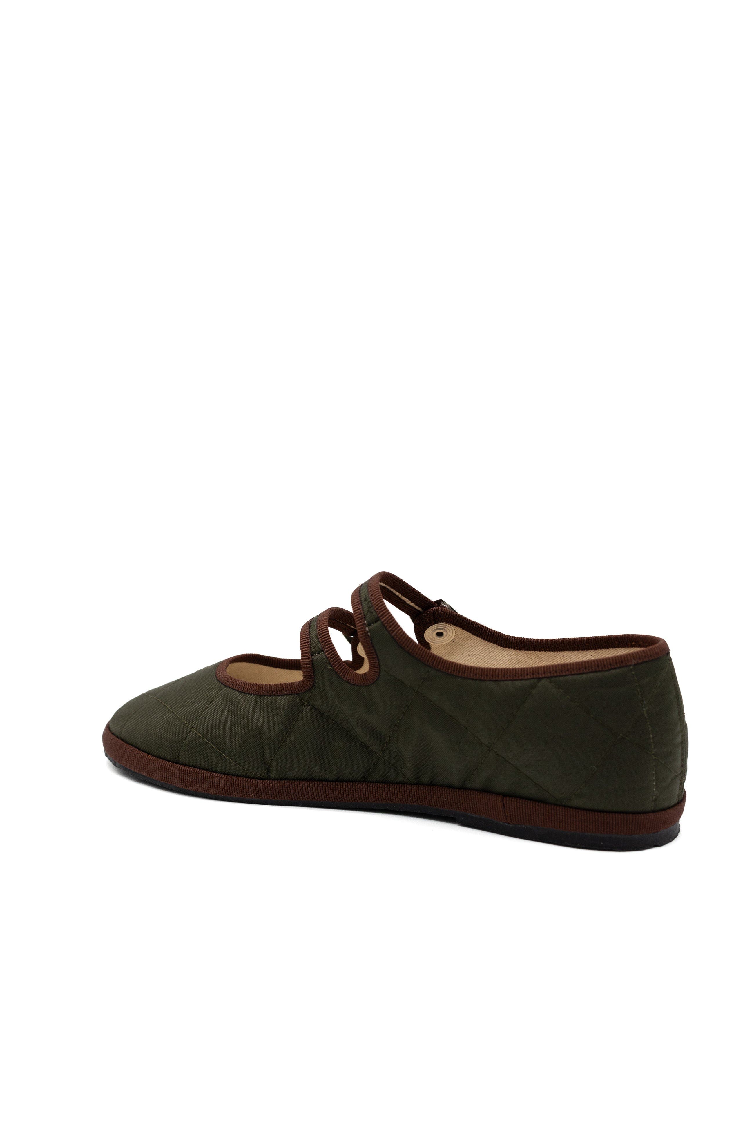 Acqua Alta Mary Jane Waterproof Ballet Flats, Alternate, color, Muschio Green
