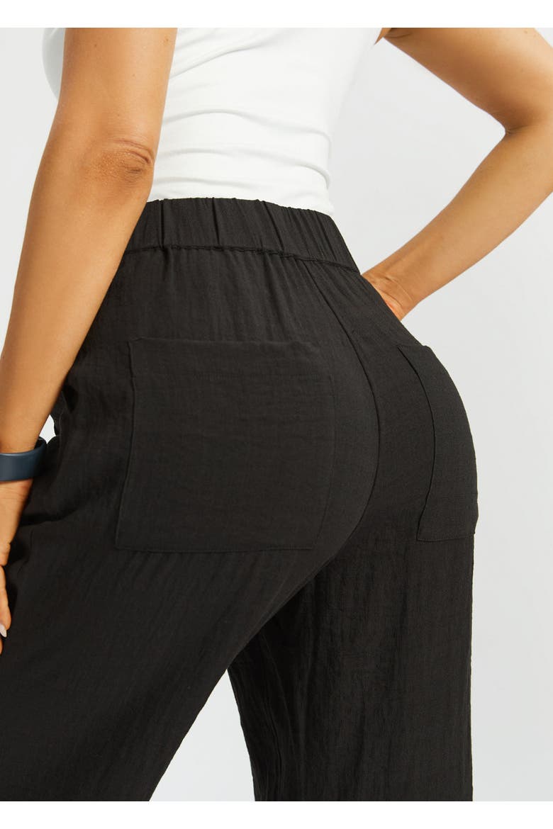 Camp Pant Linenette, Alternate, color, Black