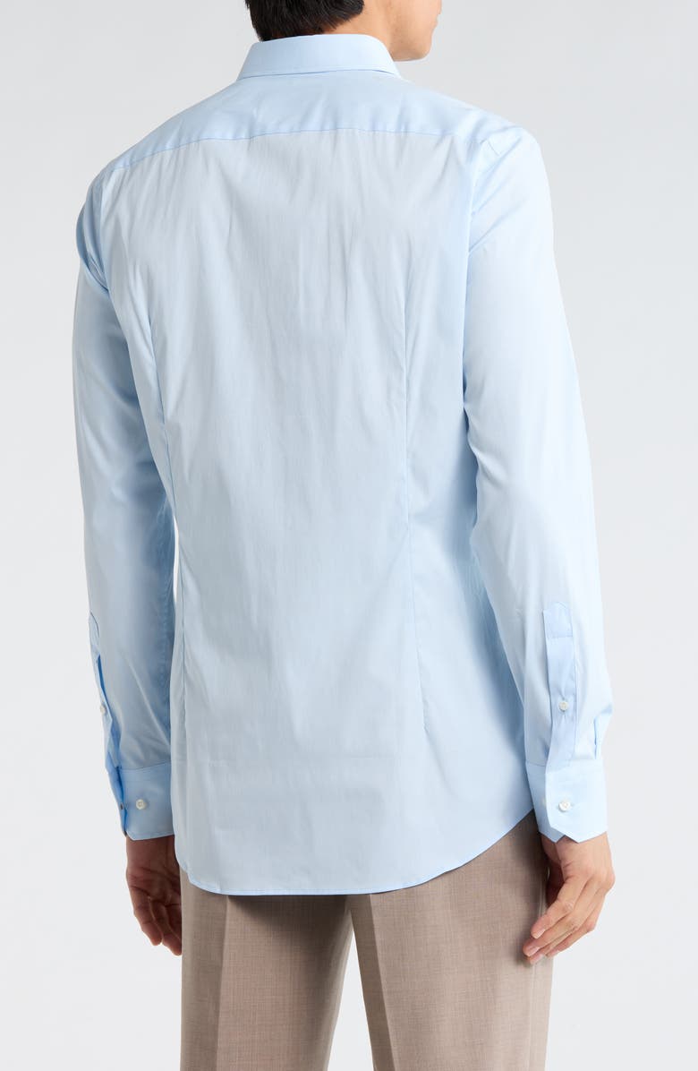 BOSS L-Hays Kent Slim Fit Dress Shirt, Alternate, color, Light/ Pastel Blue