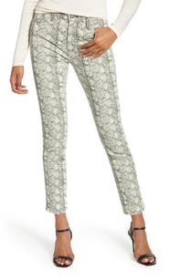 AG Mari High Waist Slim Straight Leg Jeans