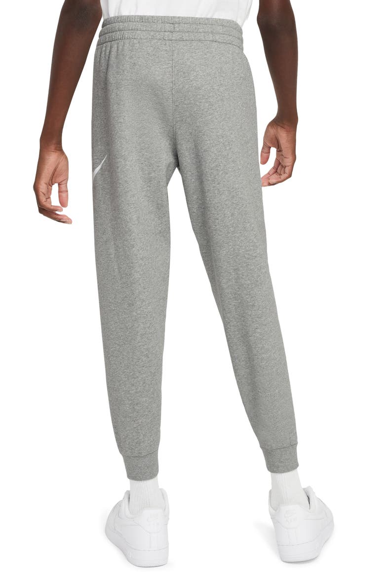 Kids' Sportswear Club Fleece Joggers, Alternate, color, 063 D GR H/WHITE