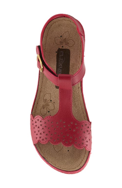 Flexus By Spring Step Steve Sandal In Red