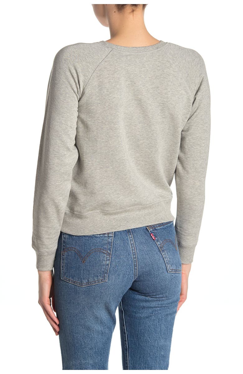 Madewell Crew Neck Raglan Sleeve Sweatshirt, Alternate, color, 