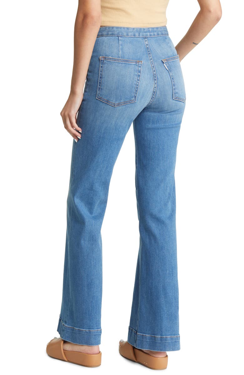 ASKK NY Brick House Wide Leg Jeans, Alternate, color,