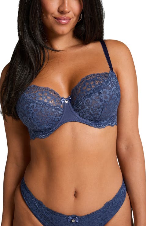 Marine Non-Padded Underwired Bra