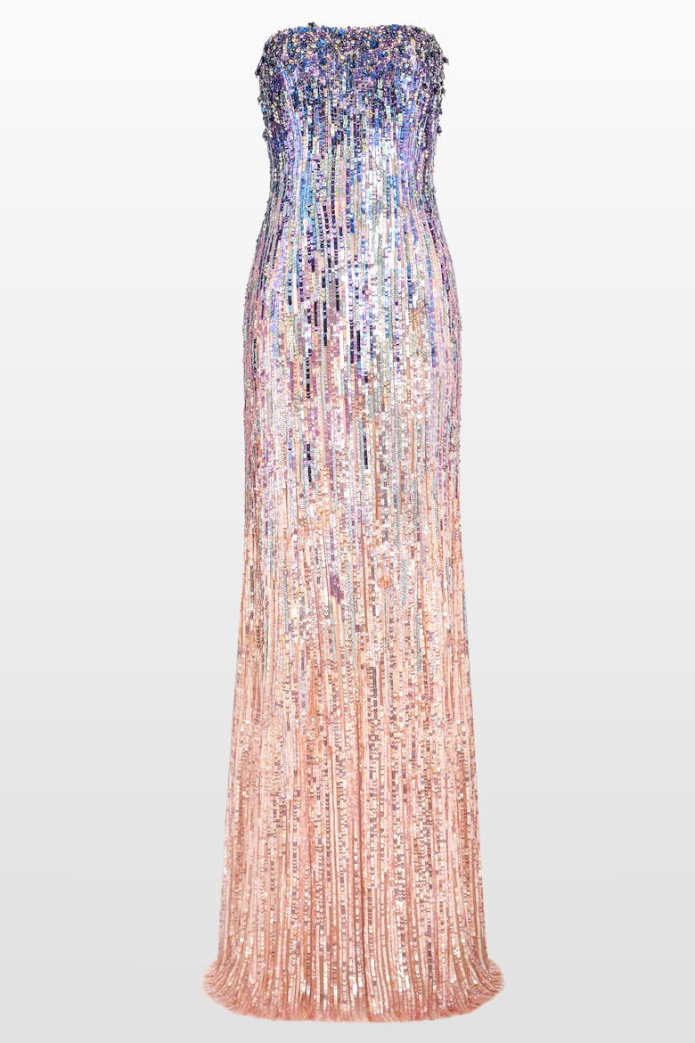 Honesty Sequin-Embellished Maxi Dress, Alternate, color, Sugar Purple
