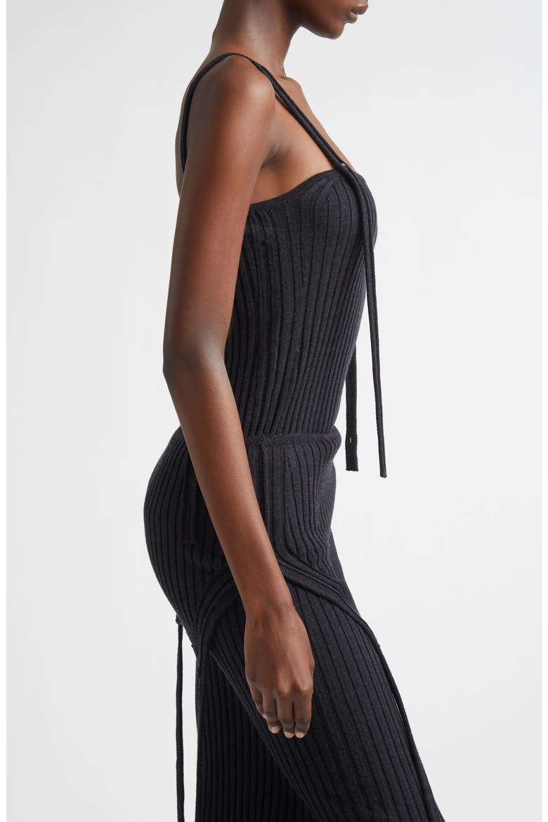 Convertible Merino Wool Sweater Camisole, Alternate, color, CHARCOAL MELANGE