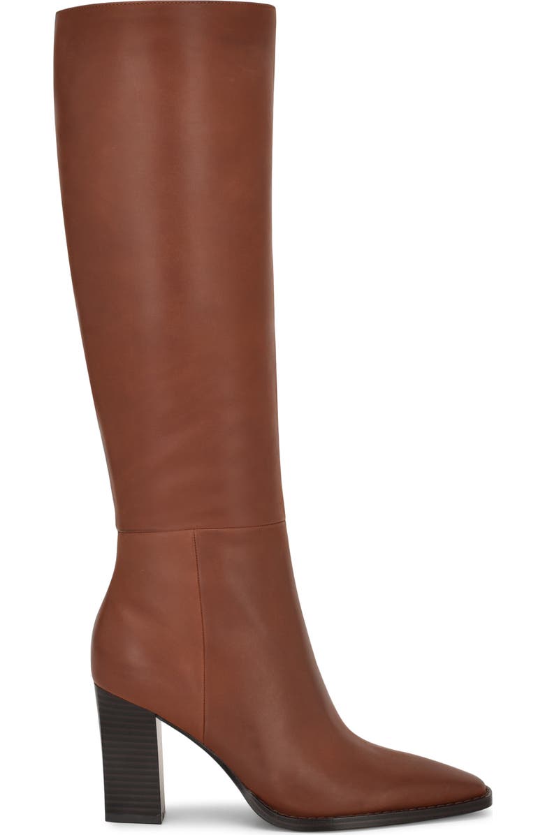 Nine West Zazz Knee High Boot, Alternate, color, Cognac