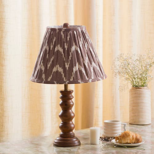 Mela Artisans Turner Wooden Lamp Stand