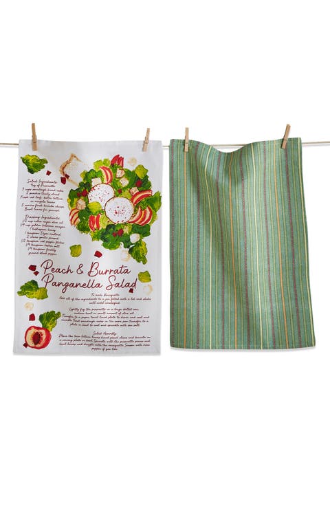 Panzella Salad Set of 2 Assorted Kitchen Towels